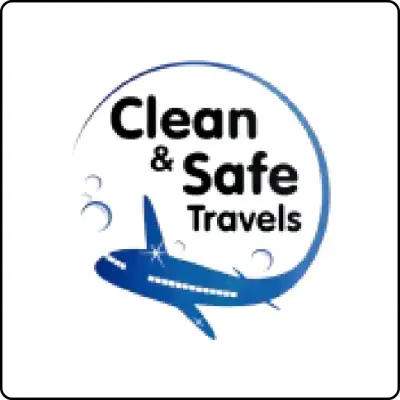 clean safe travel kiosk logo